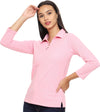 Women's Casual 3/4 Sleeves Polo T-shirt