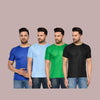 Fidato Men's Pack Of 4 Half Sleeves Round Neck T-shirt With Pack Of 2 Boxers Summer cap Wayfarer Sunglass And Digital Watch Sun UV Protection Hand Gloves
