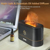 Plastic Flame Diffuser Brightness Humidifier-Auto Off Essential Oil-2 Modes
