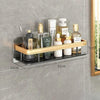 Aluminum Shelf Adhesive Wall Mounted bathroom Shelf - MILA STORE