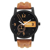 Lorenz Analog Black Dial Leather Strap Watch for Men/Watch for Boys - MILA STORE