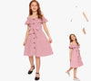 Stylish Kids Lycra Solid Girls Dress - MILA STORE