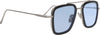 UV Protection Rectangular Sunglasses (58)��(For Men & Women, Blue) - MILA STORE