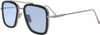 UV Protection Rectangular Sunglasses (58)��(For Men & Women, Blue) - MILA STORE